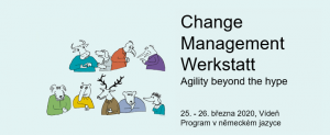 Change Management Werkstatt - 25. - 26. 3. 2020, Vídeň. Program v německém jazyce.